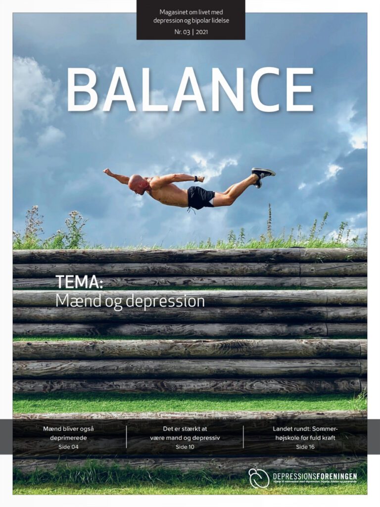 Balance medlemsblad, udgave 3 2021 - Tema: Mænd og depression