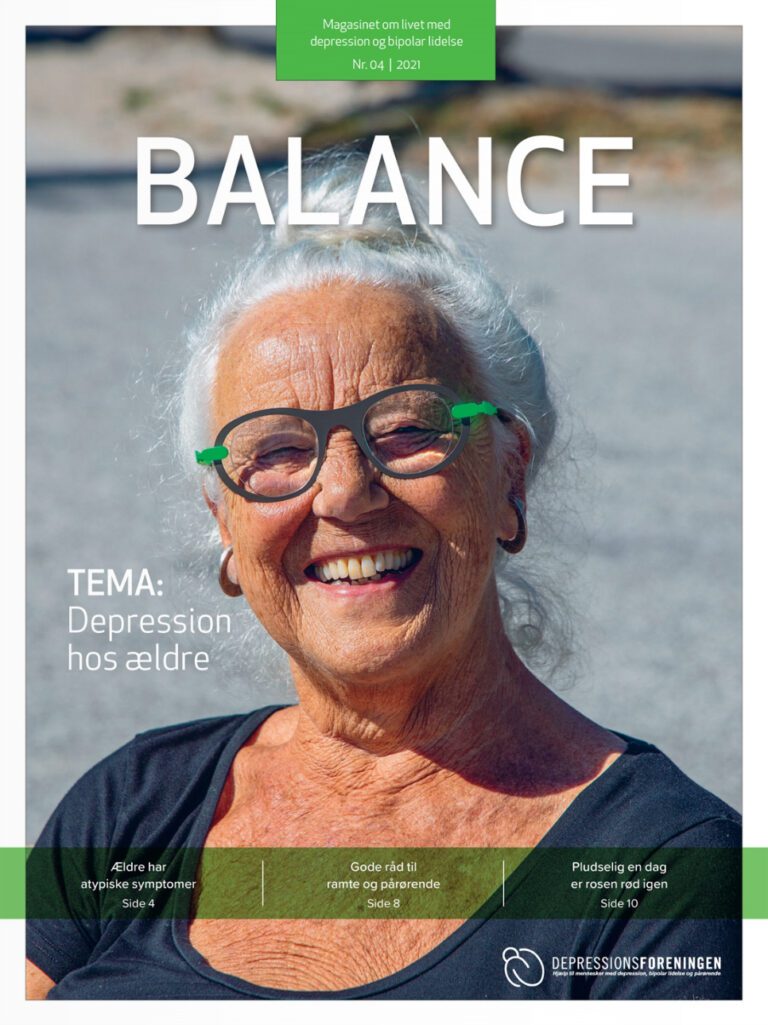 Balance medlemsblad, udgave 4 2021 - Tema: Depression hos ældre