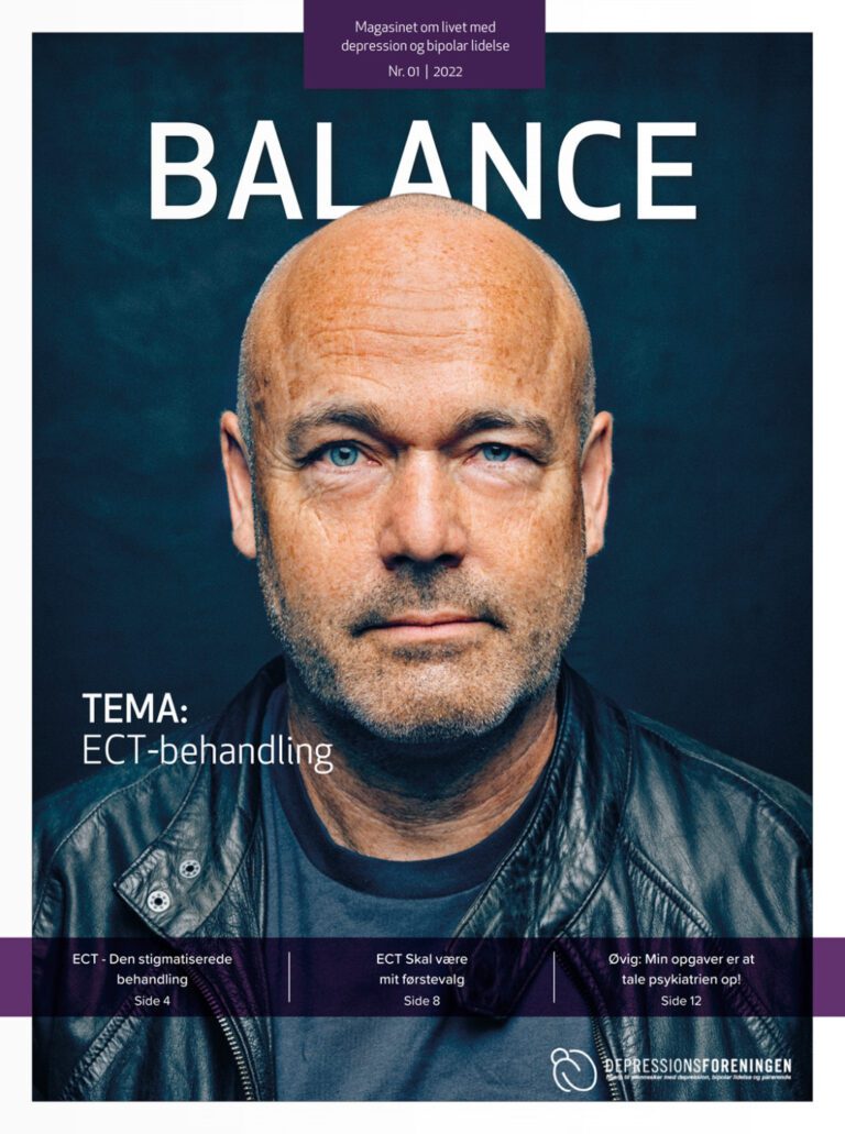 Balance medlemsblad, udgave 1 2022 - Tema: ECT-behandling